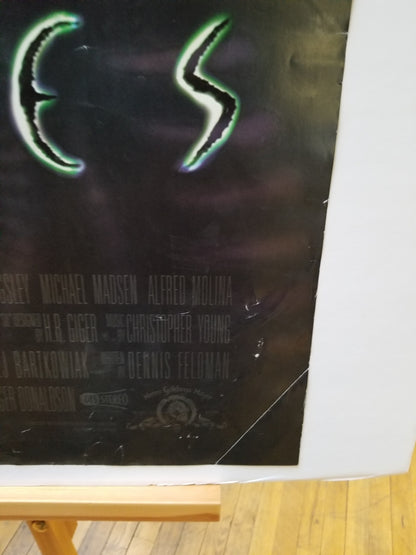 Species (1995) original movie poster - detail