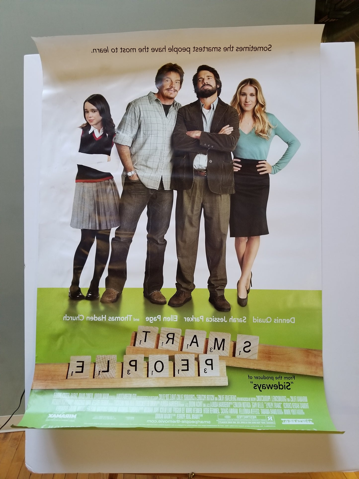 Smart People (2008) original movie poster - detail