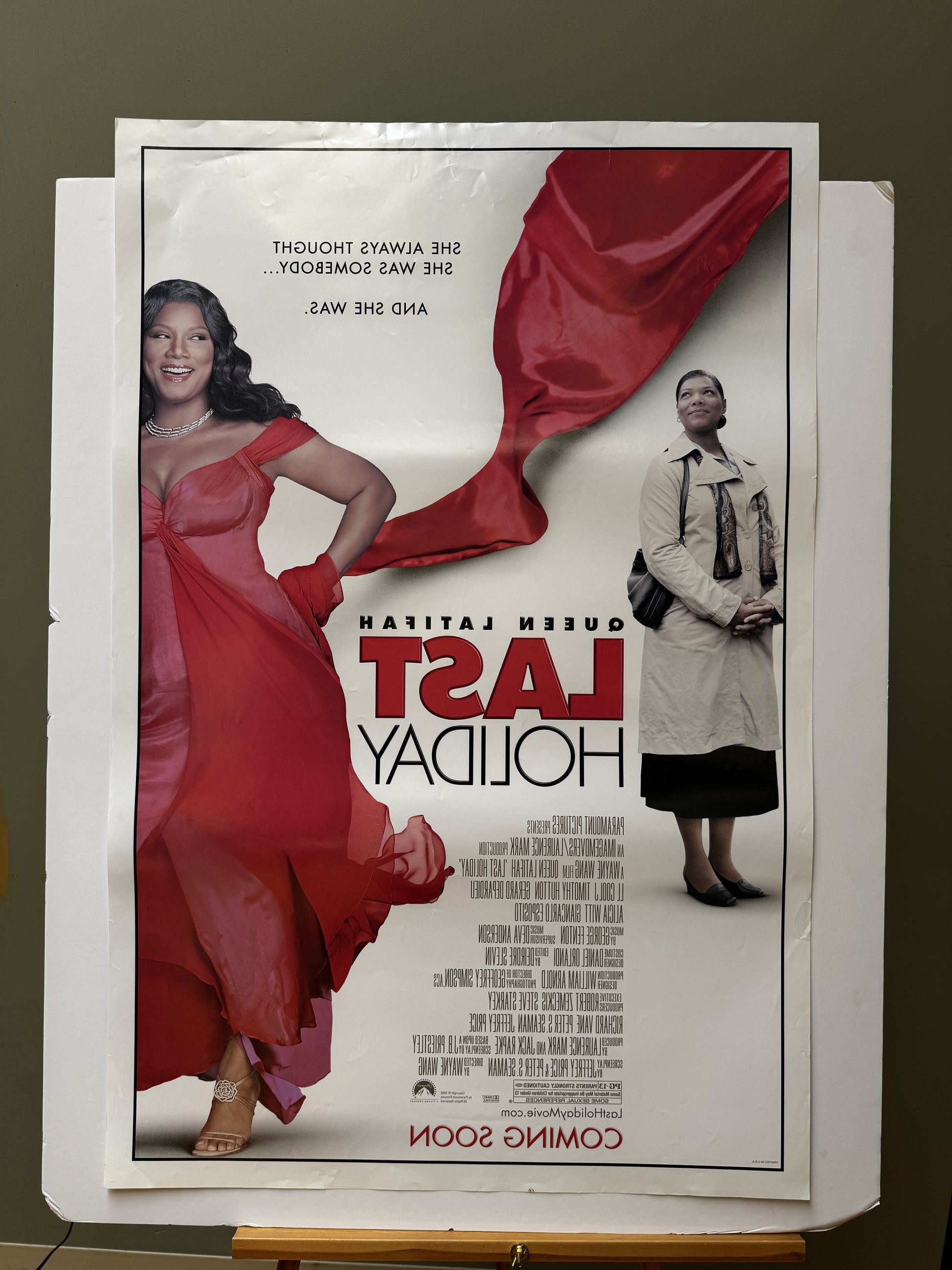 Last Holiday (2006) original movie poster - detail
