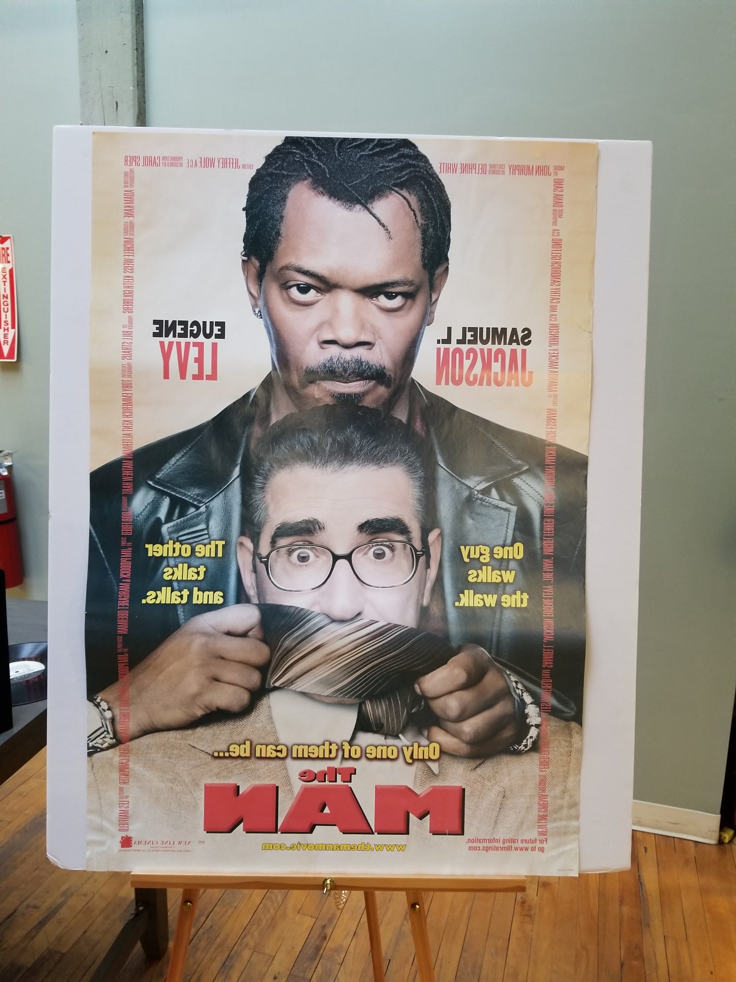 The Man (2005) original movie poster - detail