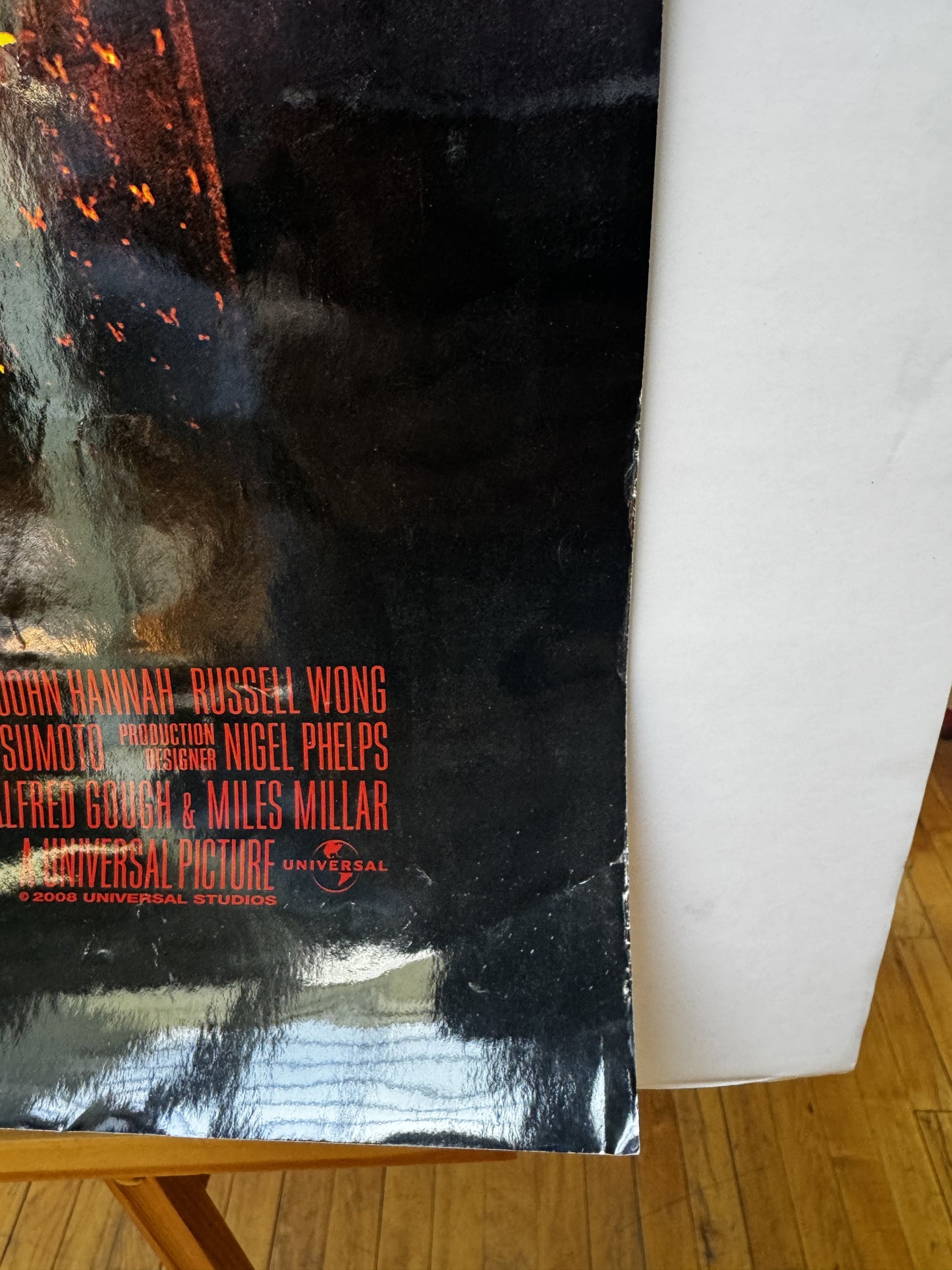 The Mummy: Tomb of the Dragon Emperor (2008) original movie poster - detail