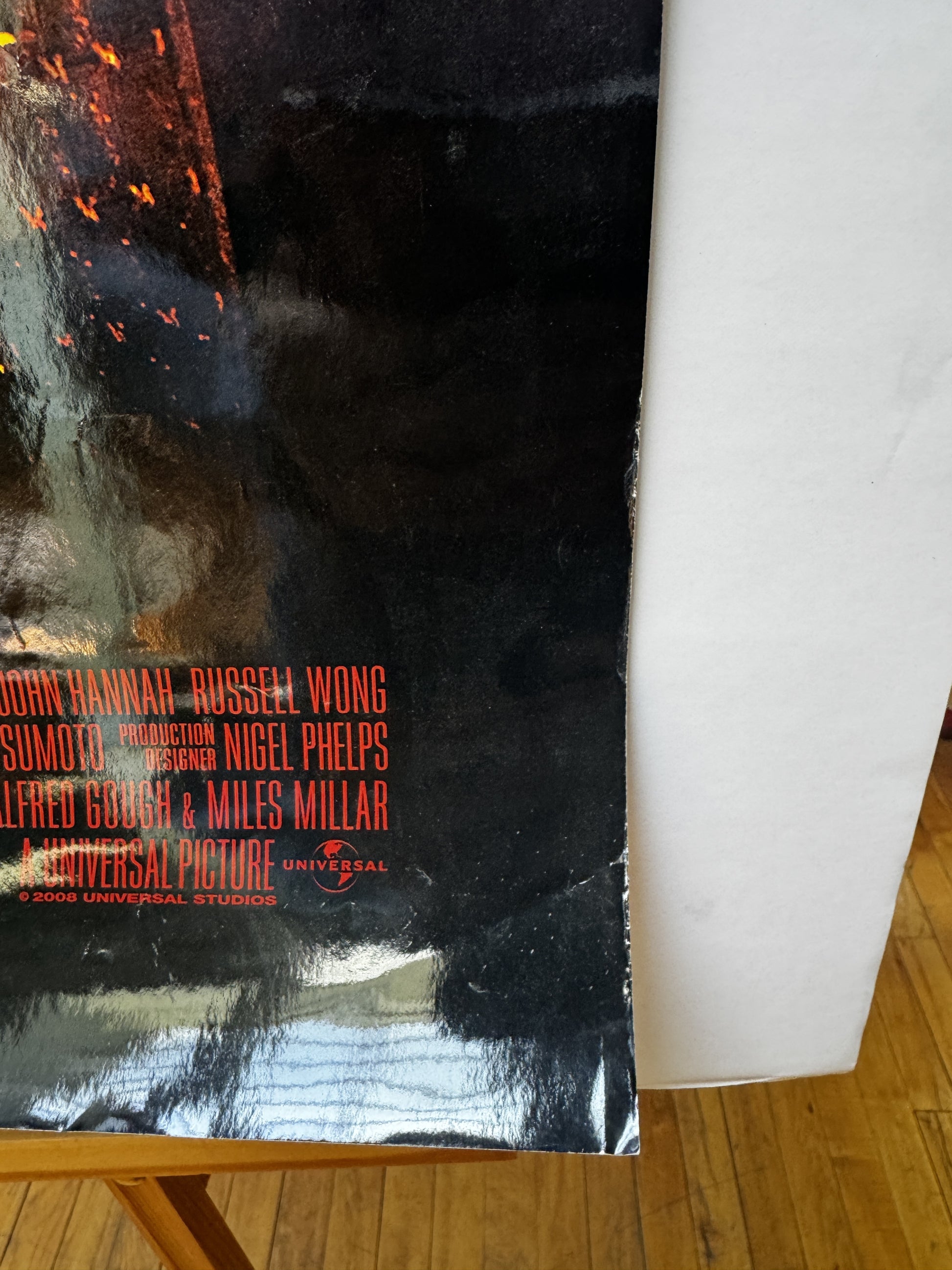 The Mummy: Tomb of the Dragon Emperor (2008) original movie poster - detail