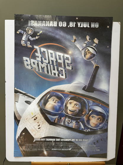 Space Chimps (2008) original movie poster - detail