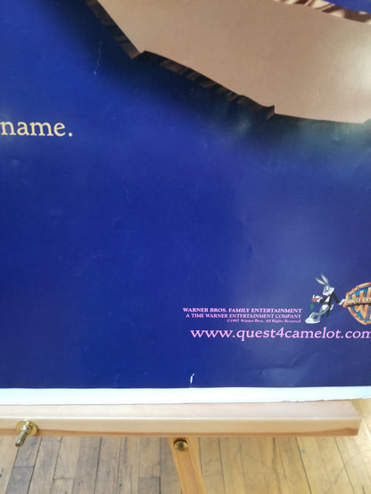 Quest for Camelot (1998) original movie poster - detail