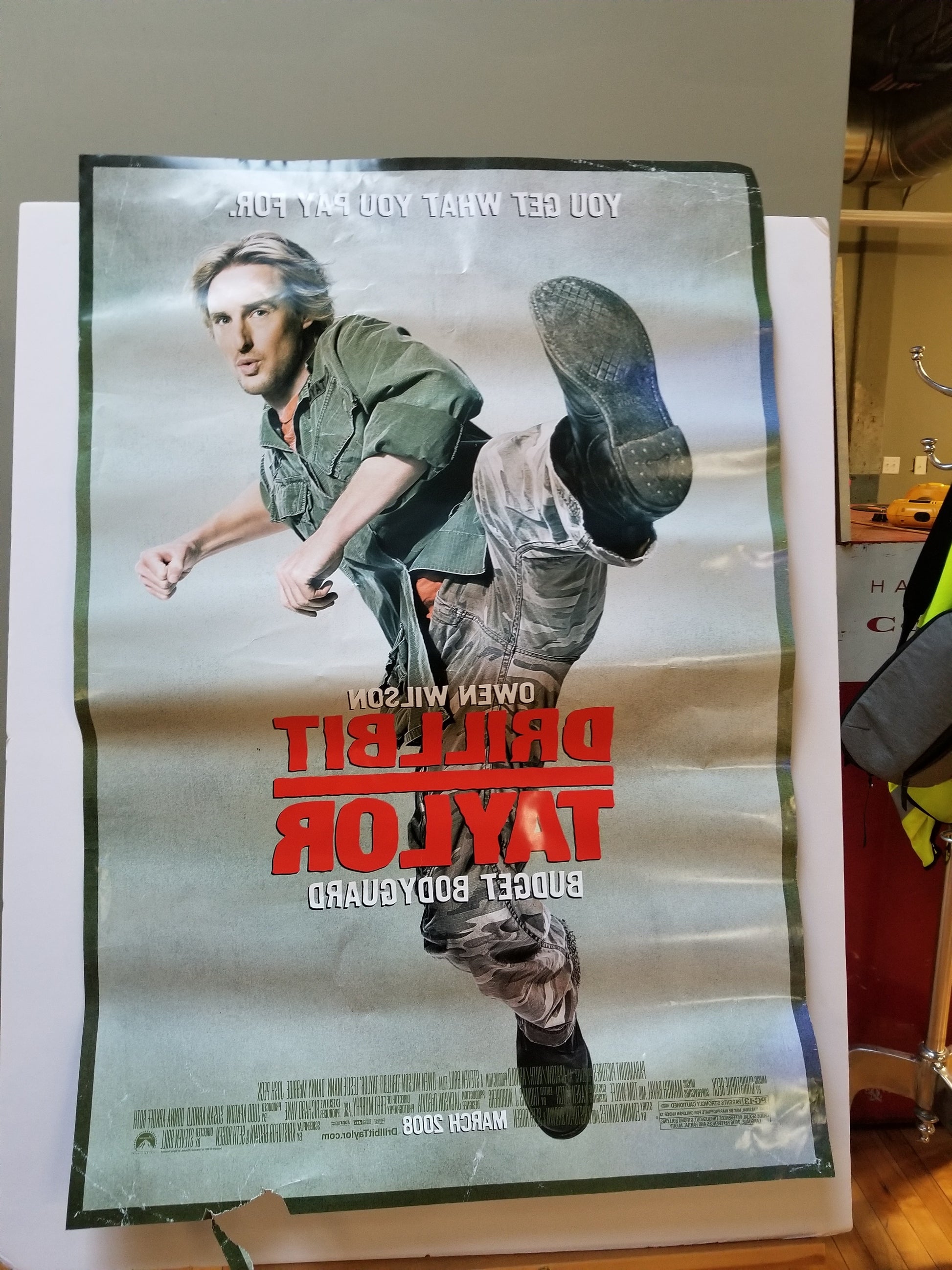 Drillbit Taylor (2008) original movie poster - detail