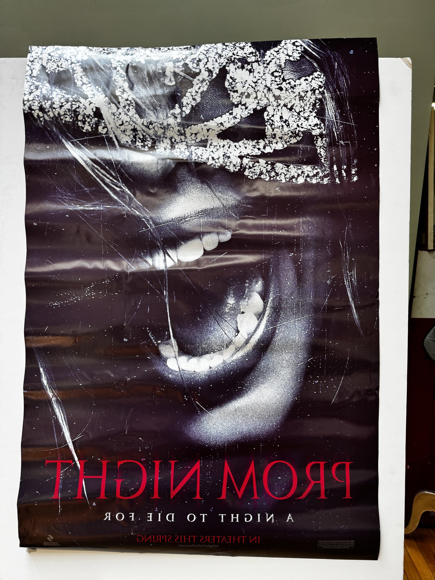 Prom Night (2008) original movie poster - detail