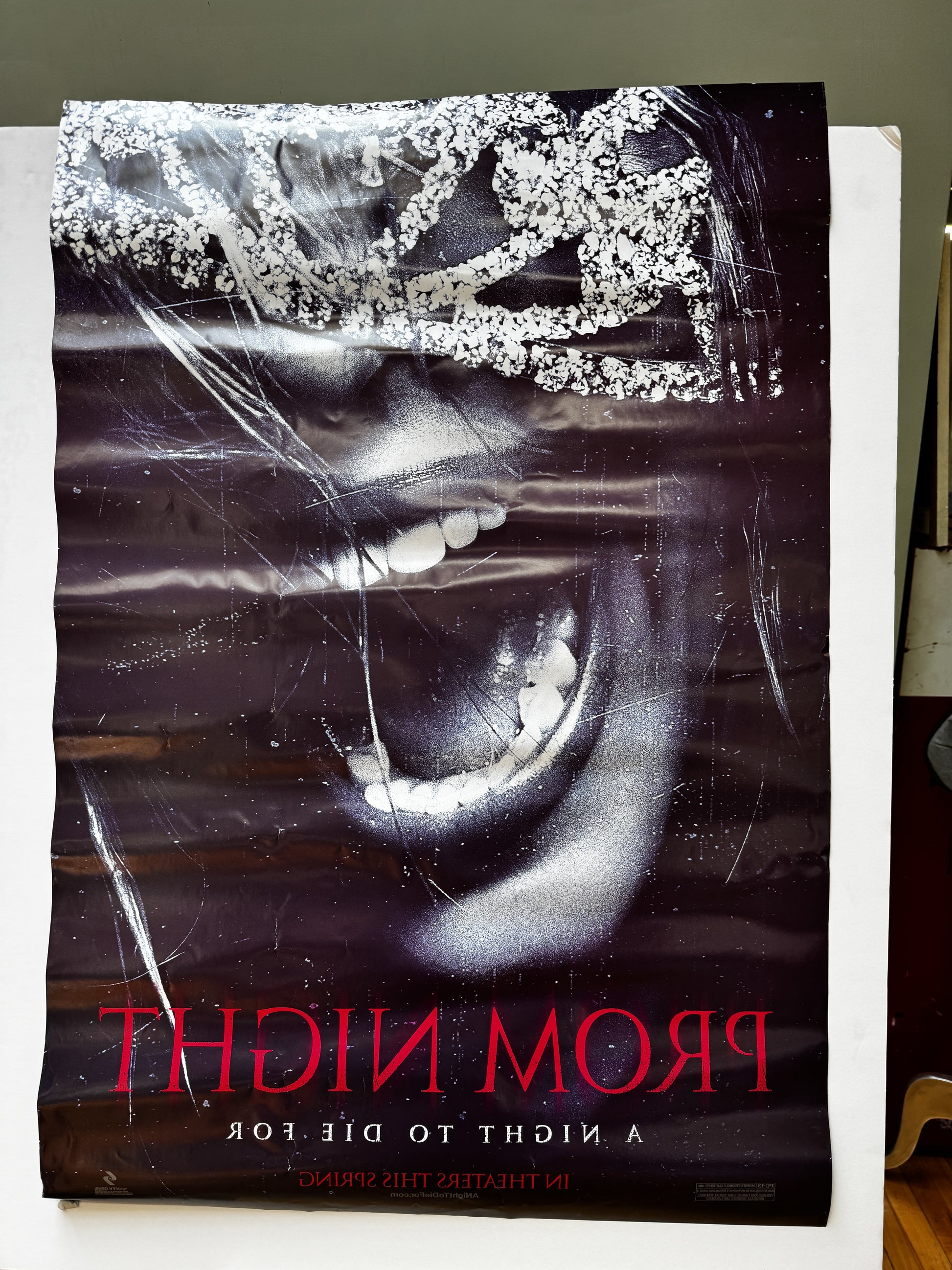 Prom Night (2008) original movie poster - detail