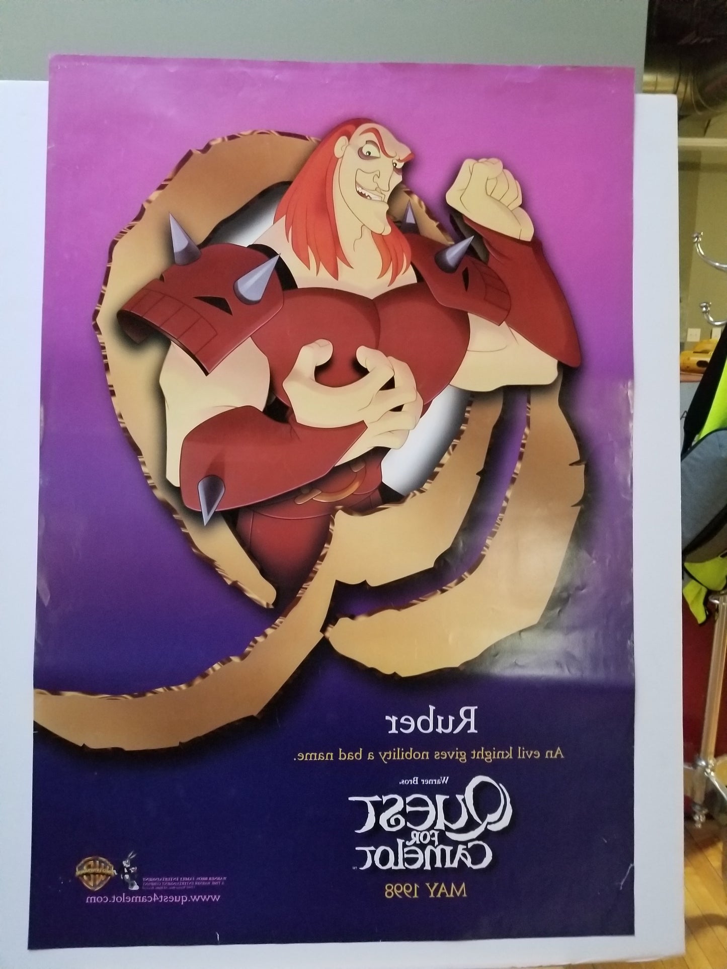Quest for Camelot (1998) original movie poster - detail