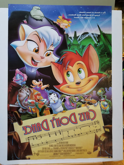 Cats Don't Dance (1997) original movie poster - detail