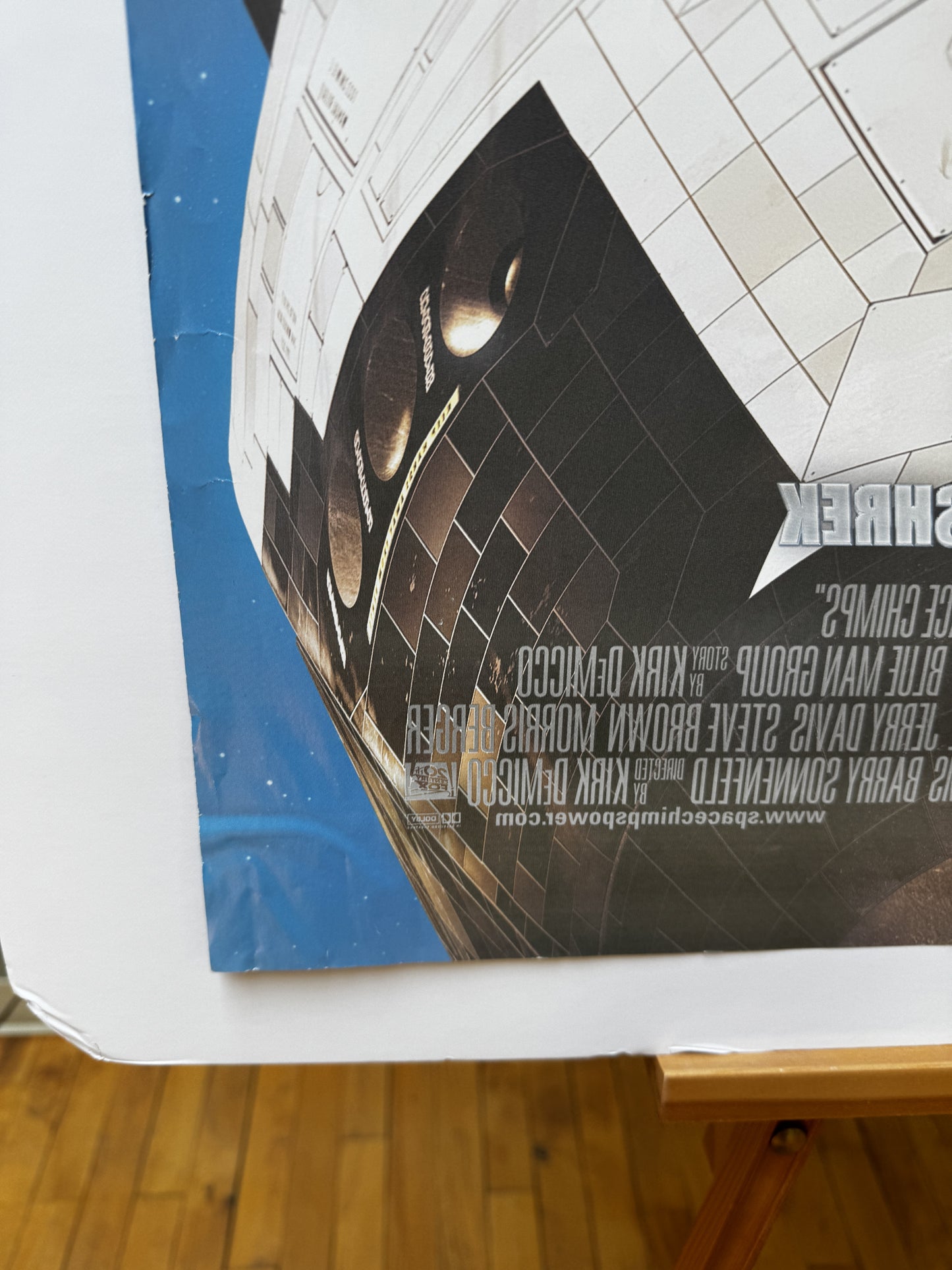 Space Chimps (2008) original movie poster - detail