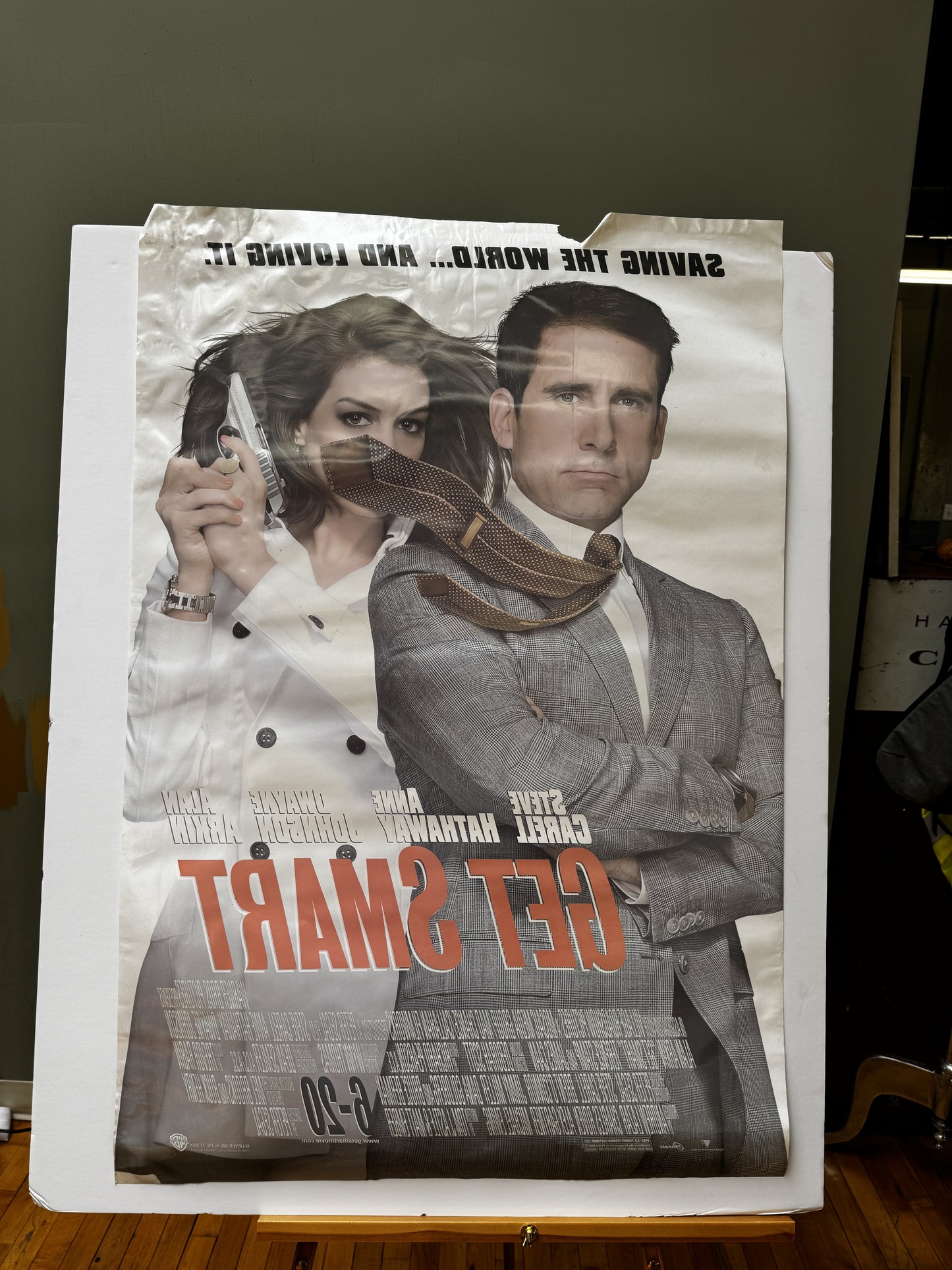 Get Smart (2008) original movie poster - detail