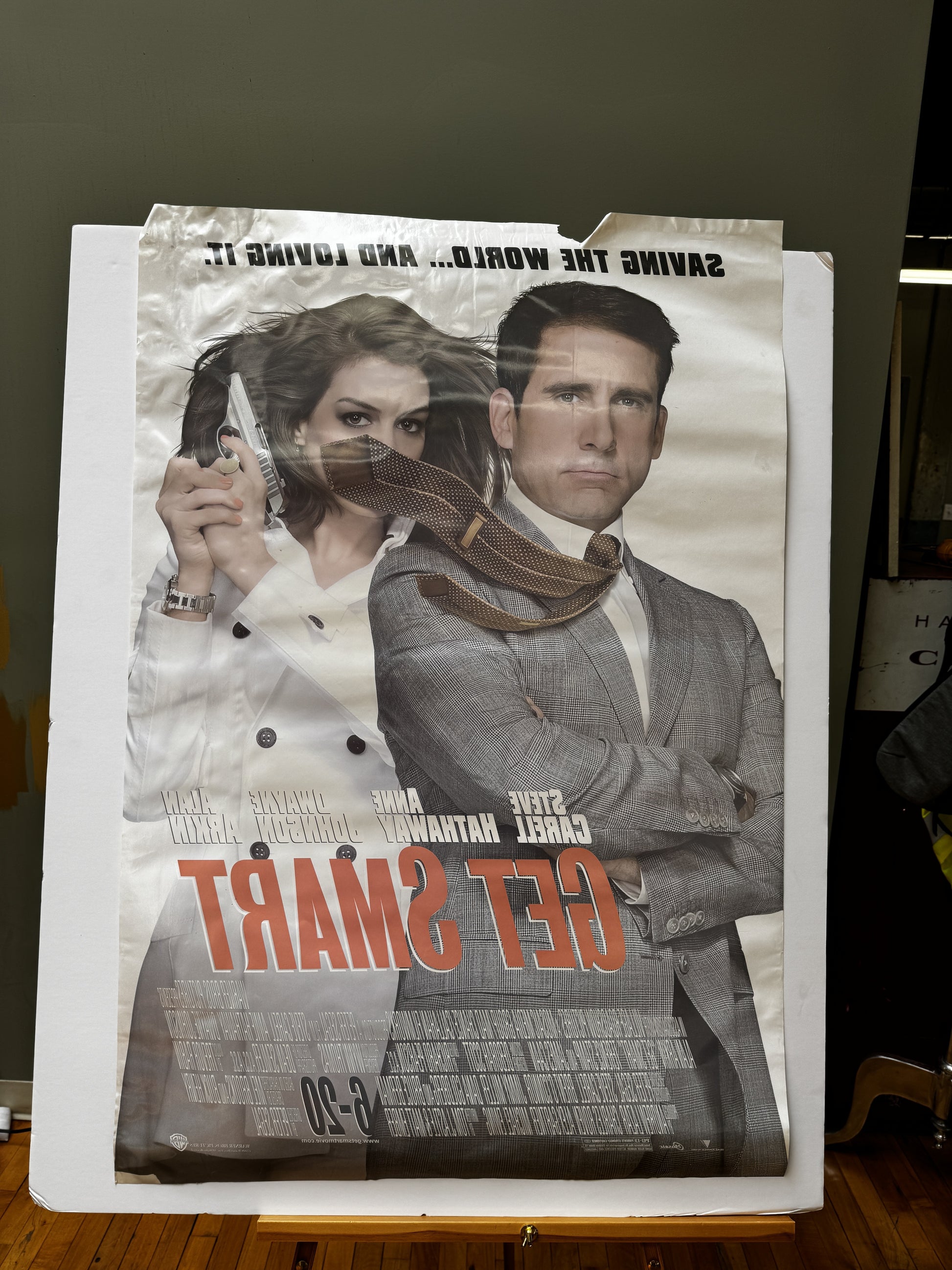 Get Smart (2008) original movie poster - detail