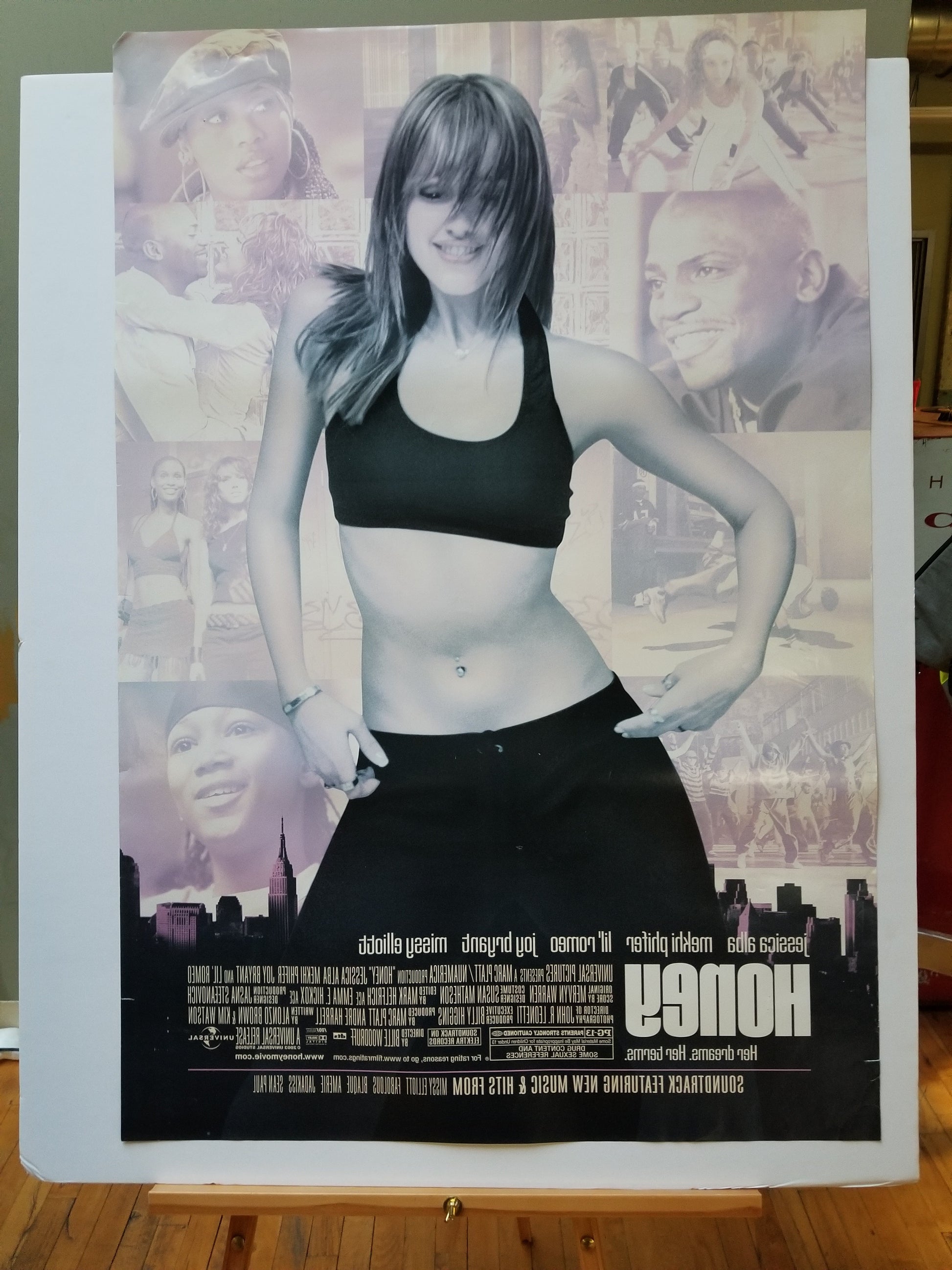 Honey (2003) original movie poster - detail