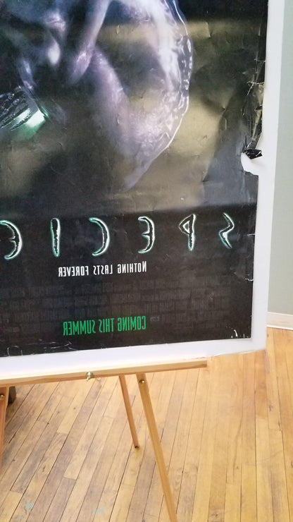 Species (1995) original movie poster - detail