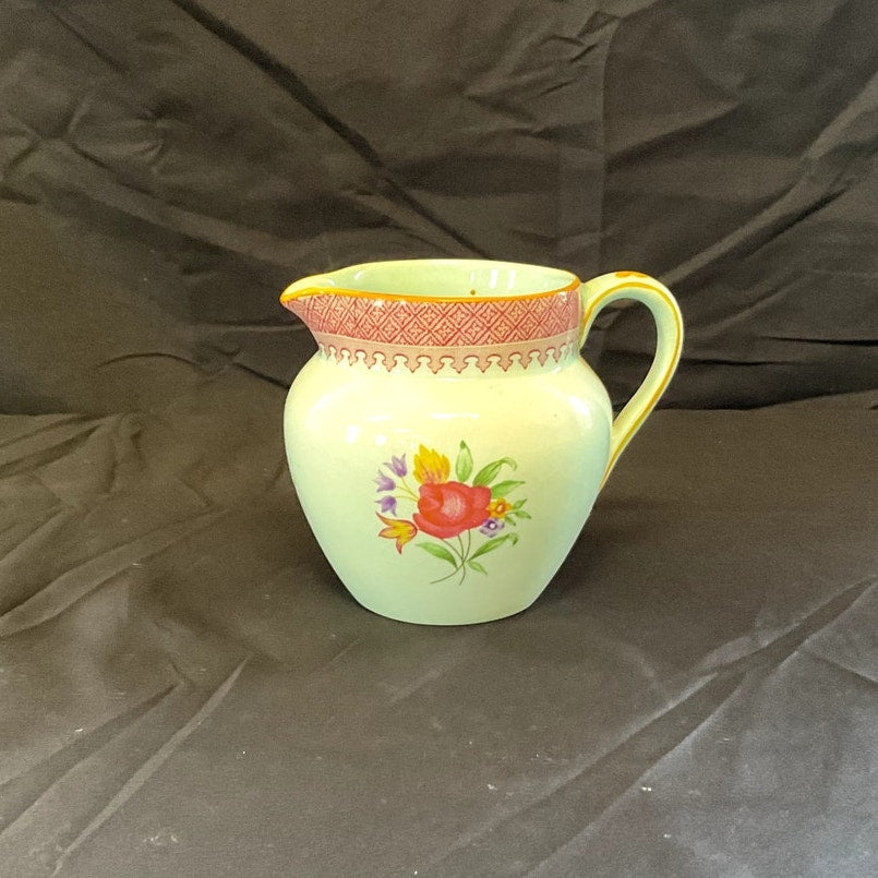 Adams Calyx Ware Lowestoft Creamer Pitcher