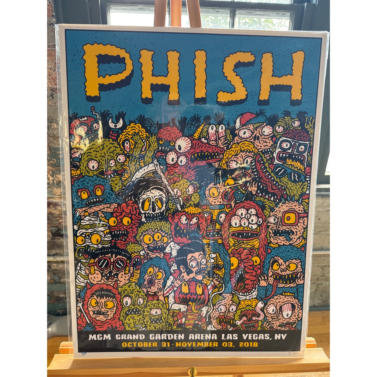 Phish 2018 Vegas Hex Aunzo Poster 507 of 800