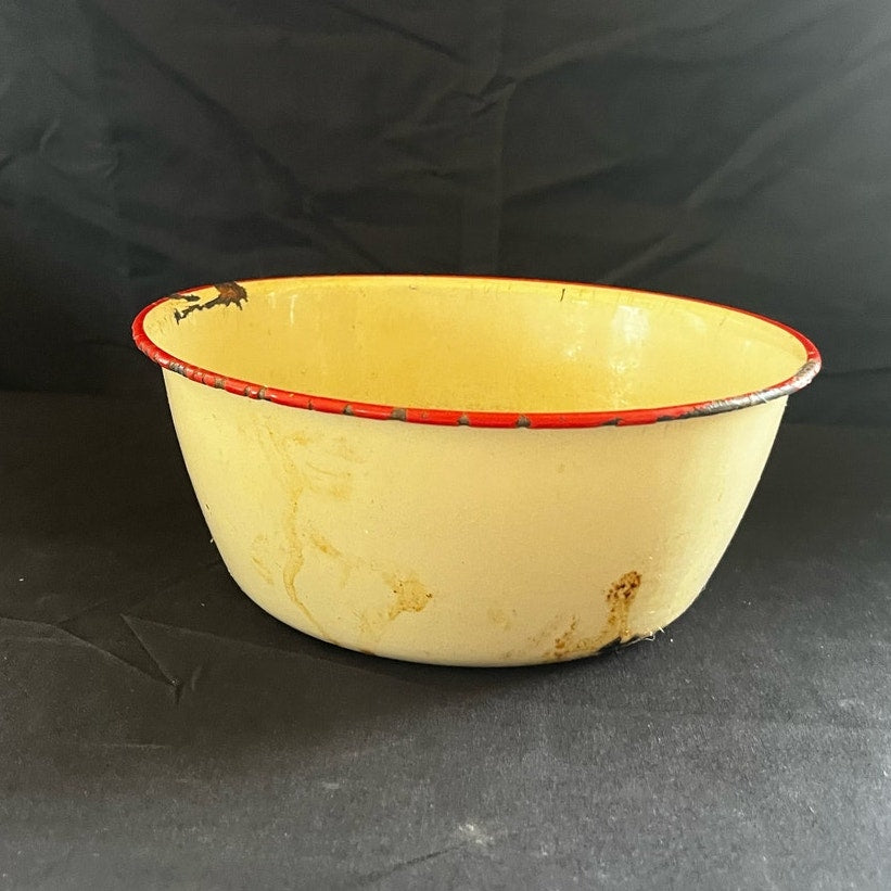 Metal Enamel Bowls - Set of 6