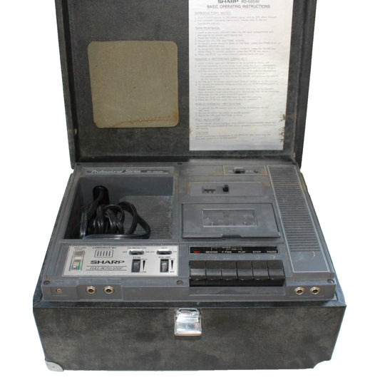 Vtg Sharp RD-680AV Professional Series Cassette Recorder Player