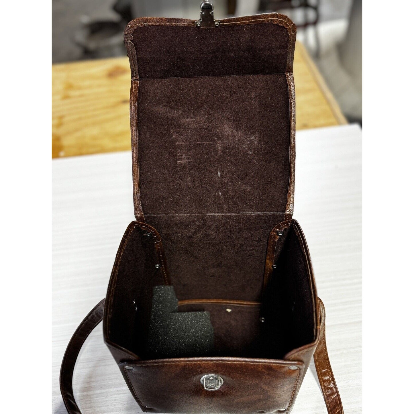 Vintage Polaroid Diamond Model KP-25 Camera Carrying Case with Strap