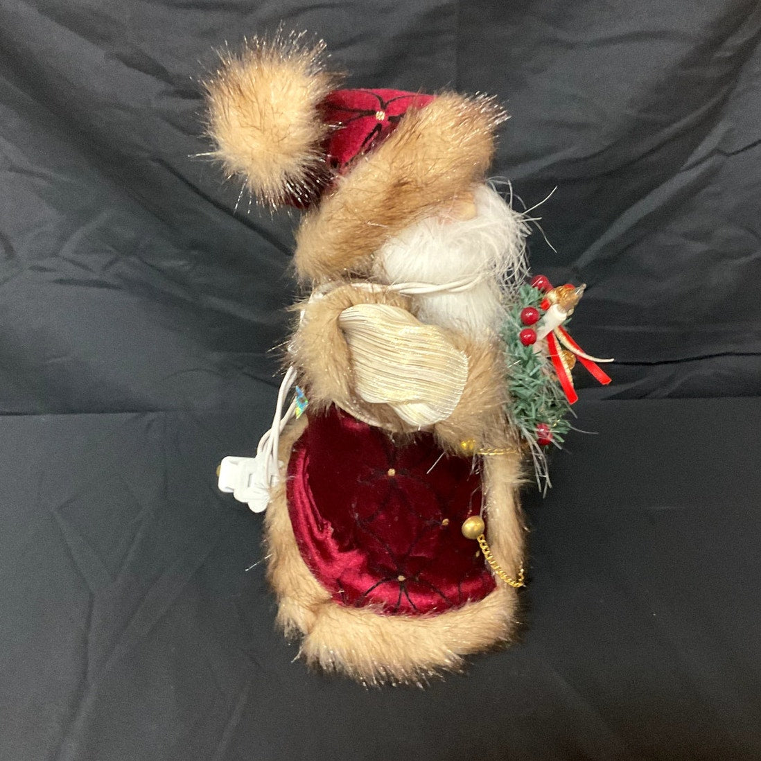 Vintage Lighted Santa Claus Tree Topper