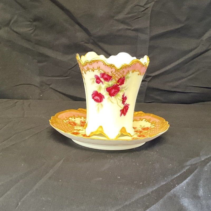 Vintage Haviland Limoges Porcelain Tea cup & Saucer