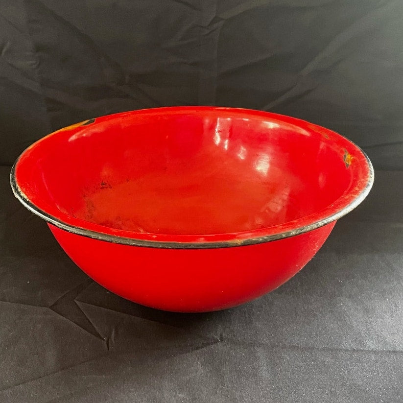 Metal Enamel Bowls - Set of 6