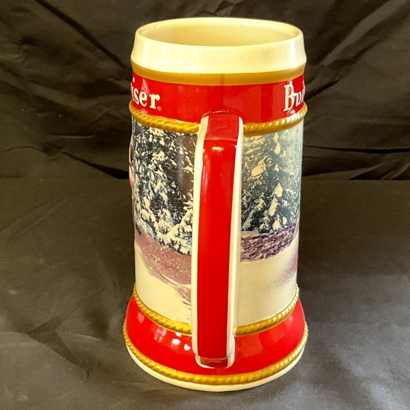 2019 Budweiser Holiday Beer Stein w/ Certificate of Authenticity