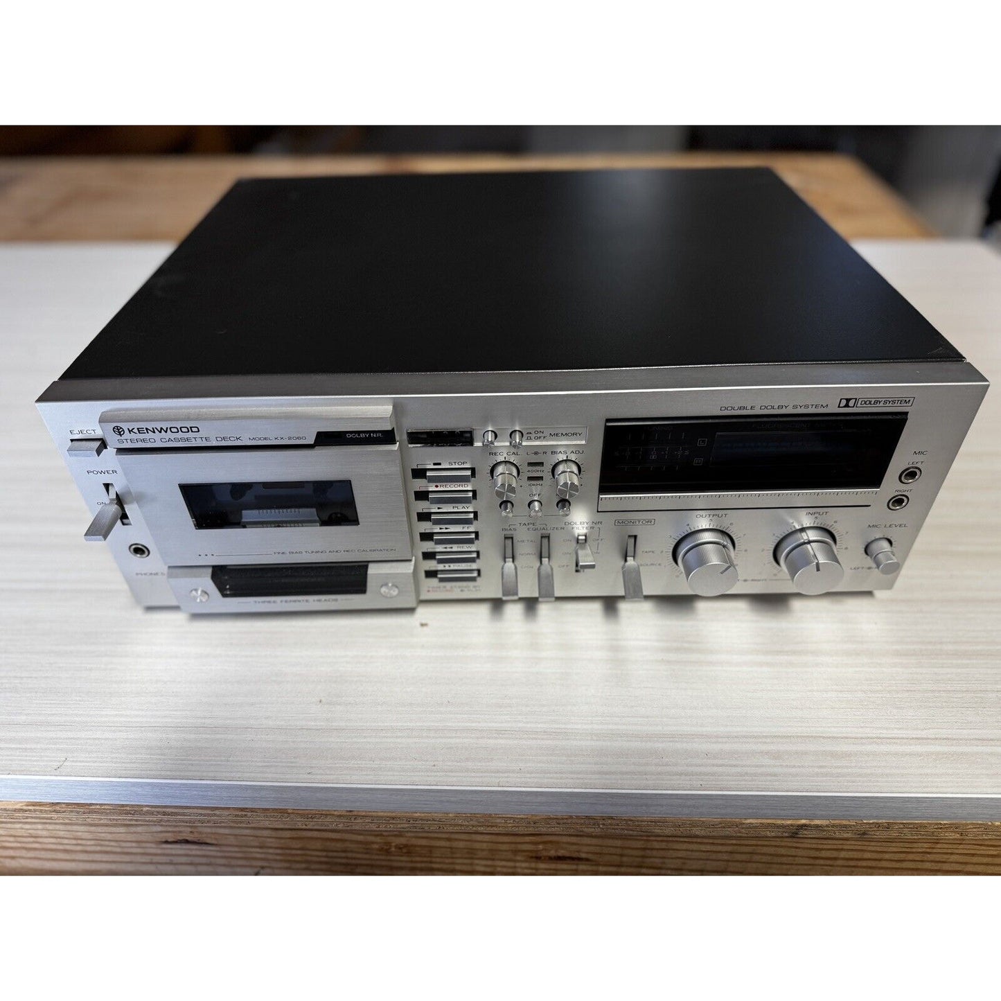 Kenwood KX-2060 Ultra Rare Vintage Stereo Cassette Deck - TESTED