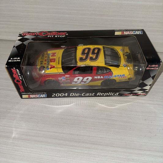 Jeff Burton #99 NBA All-Star 2004 Team Caliber 1:24 Diecast Pit Stop NIB