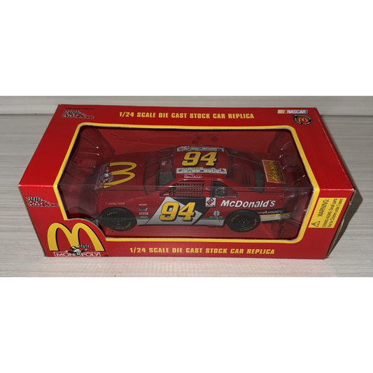 Bill Elliott #94 McDonald's Monopoly 1:24 Racing Champions Diecast NIB NASCAR