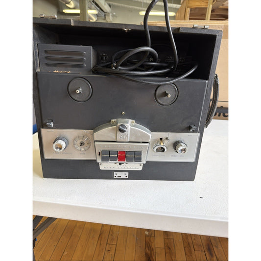 Vintage Voice of Music Tape‑O‑Matic Model 714 Reel‑to‑Reel Recorder – Untested, For Parts or Restoration
