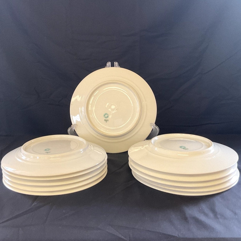 Antique Haviland Limoges "Autumn" Salad/Dessert Plates - Set of 11