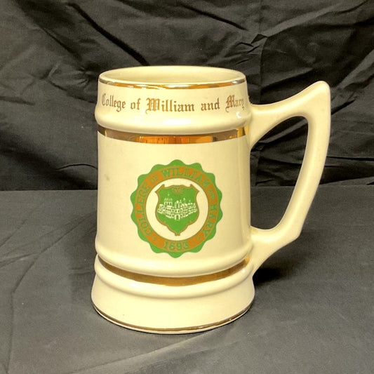 William & Mary Gold Rimmed Mug