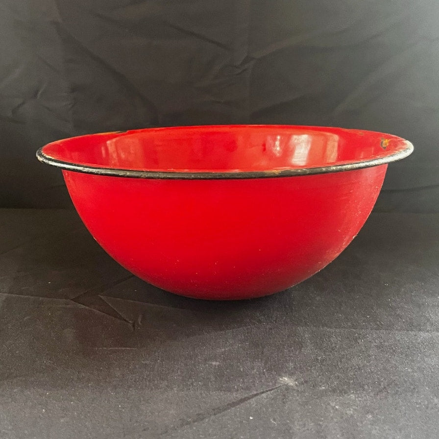 Metal Enamel Bowls - Set of 6