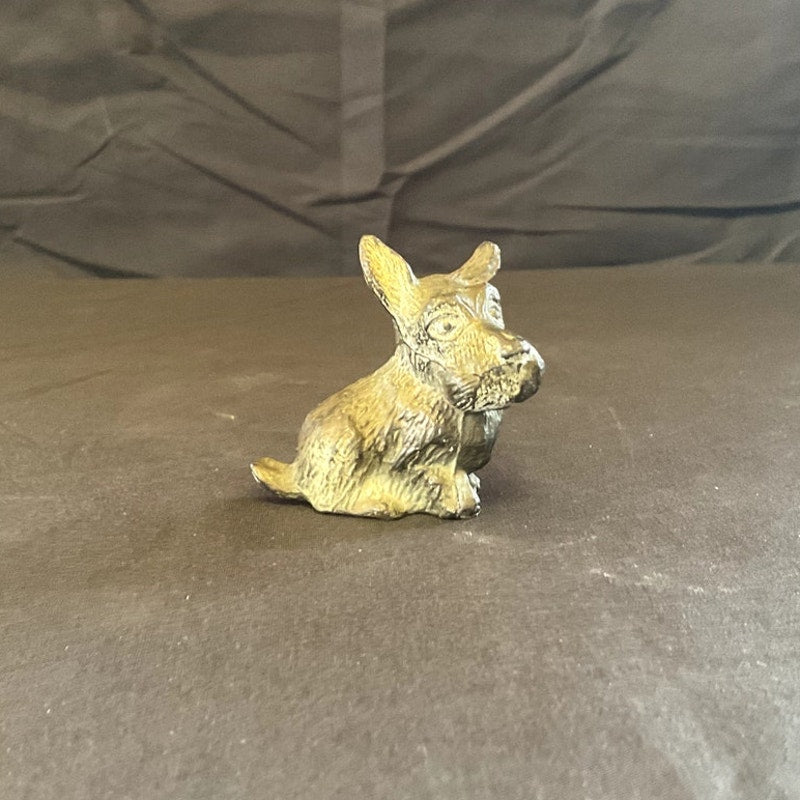 Scottie Dog Metal Figurine