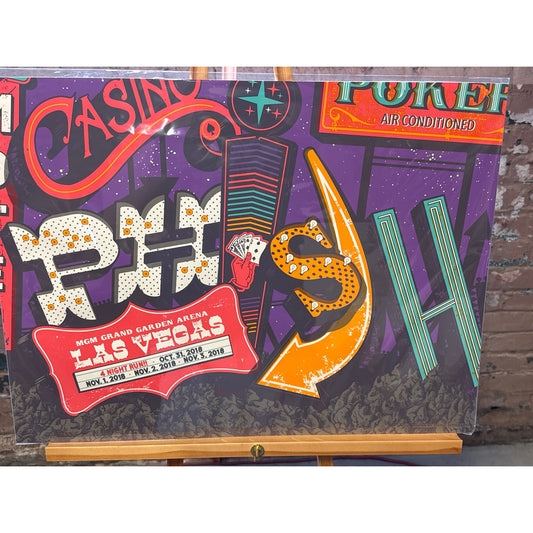 Phish 10/31/18 Vegas Helton Poster 301 of 600