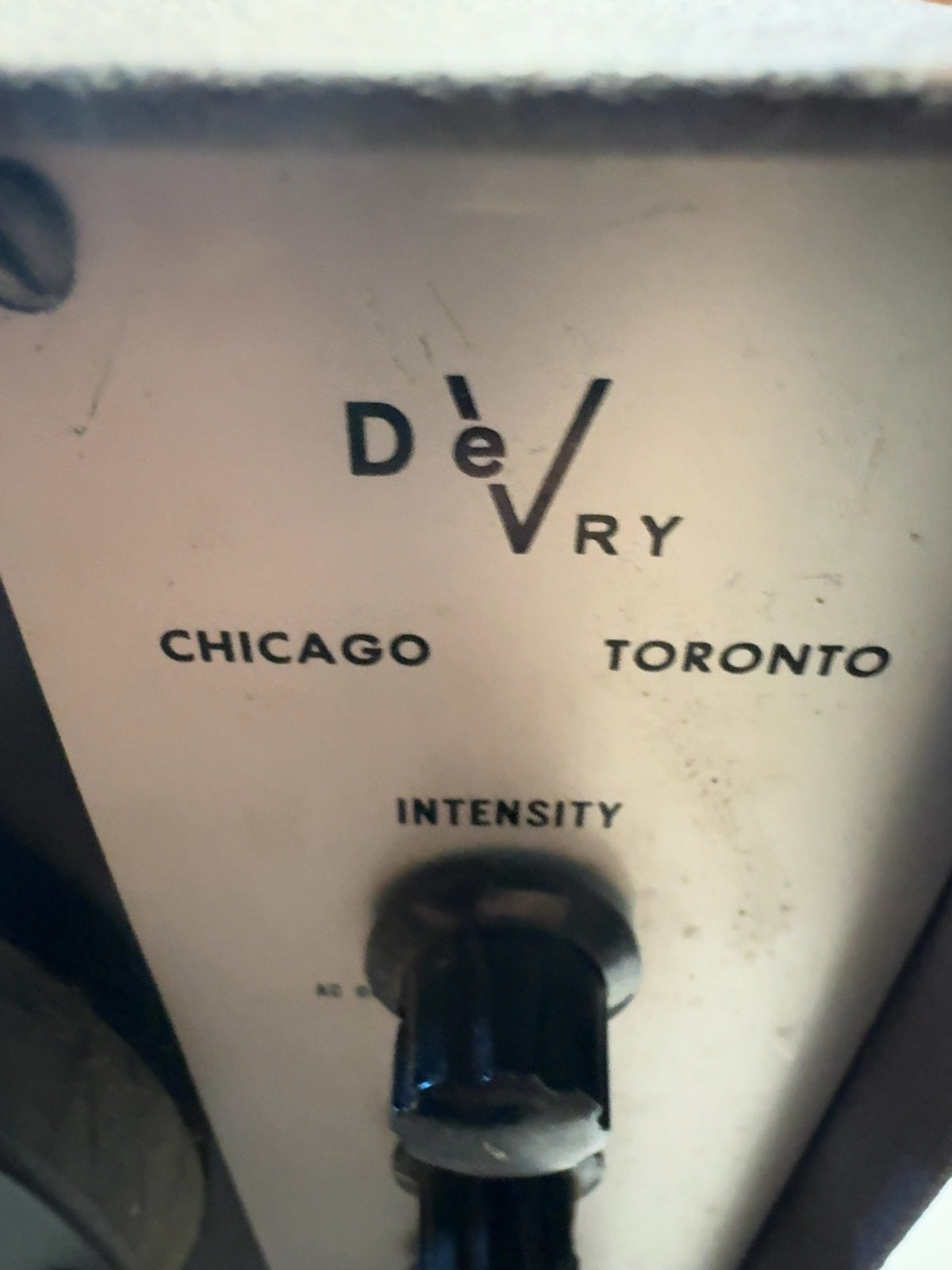 Vintage DeVry Chicago Toronto Tube Oscilloscope - Untested For Parts