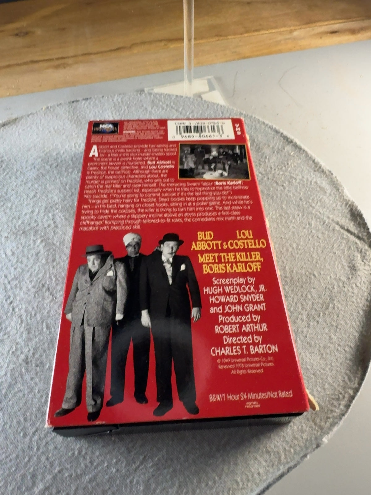 Abbott and Costello Meet the Killer (VHS, 1949) Bud Abbott Very Good