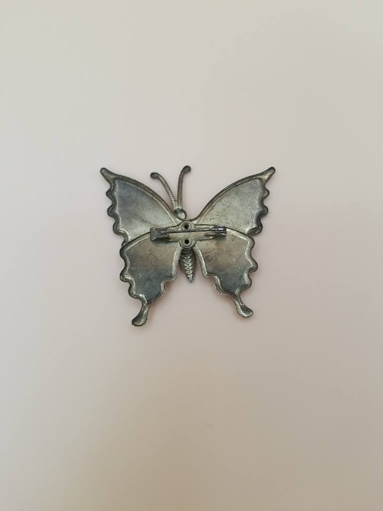 Stunning Colorful Enamel Butterfly Brooch Pin
