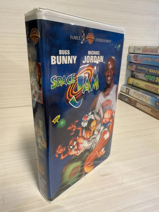 Space Jam (VHS, 1996) Michael Jordan Bill Murray Warner Home Video Very Good
