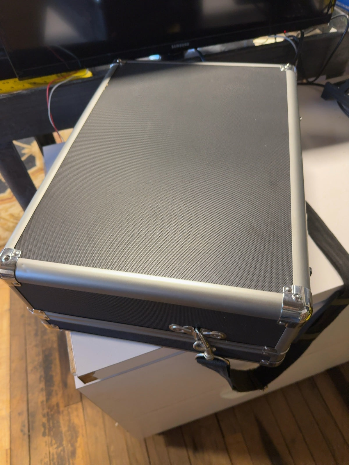 Hercules Super Strong Aluminum Hard Camera Case with Adjustable Dividers 18x13x6.5