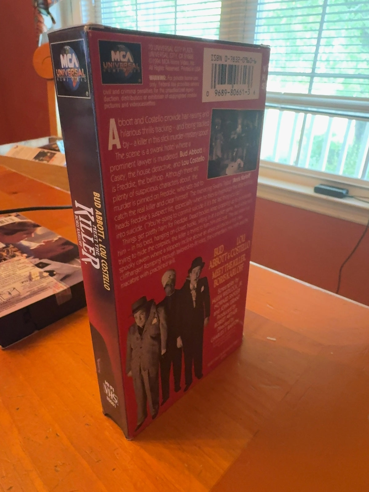 Abbott and Costello Meet the Killer (VHS, 1949) Bud Abbott Very Good