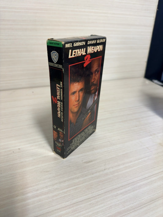 Lethal Weapon 2 (VHS, 1989) Mel Gibson Danny Glover Warner Home Video Acceptable