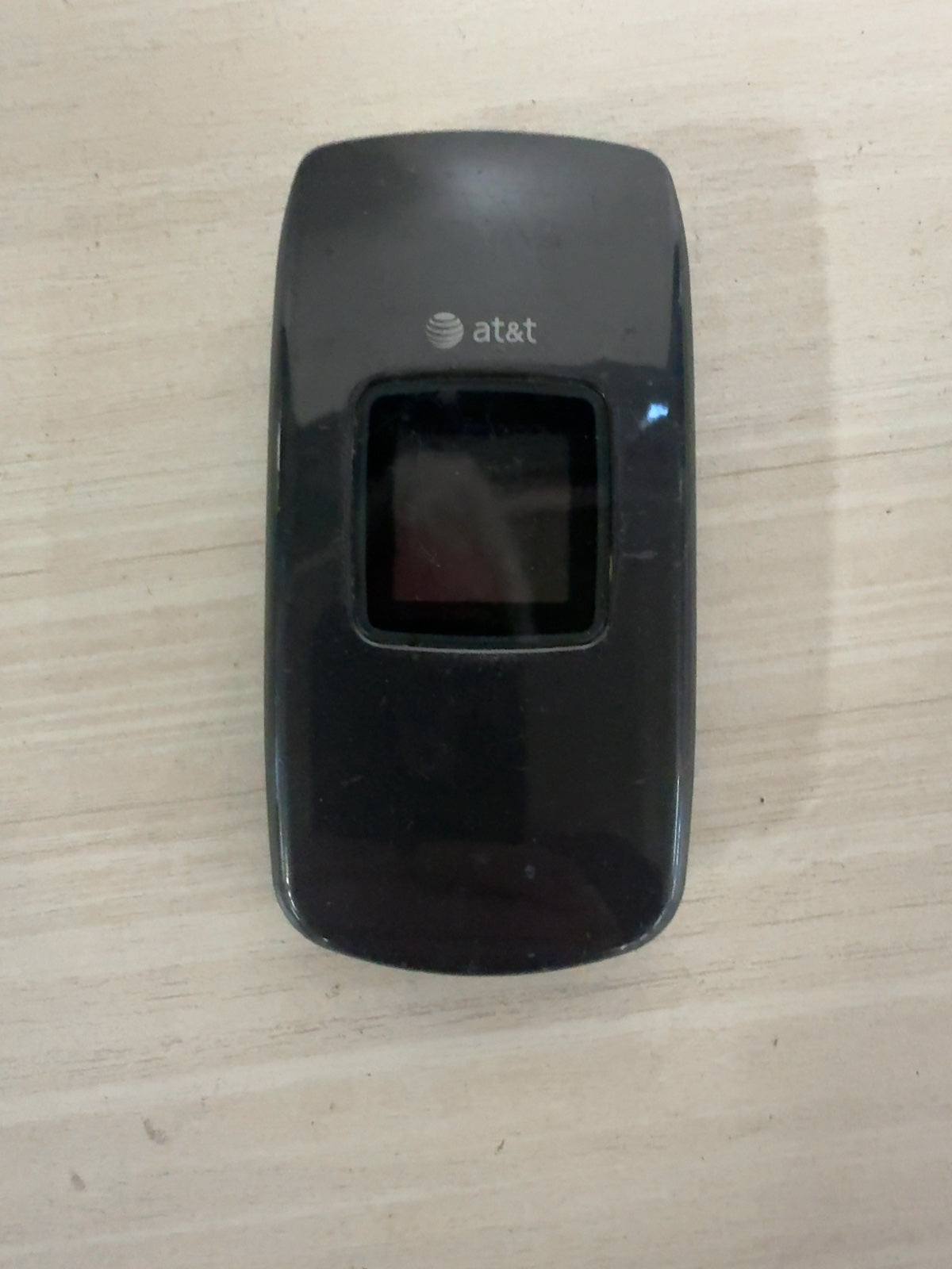 Pantech C520 AT&T Flip Phone Black - Untested