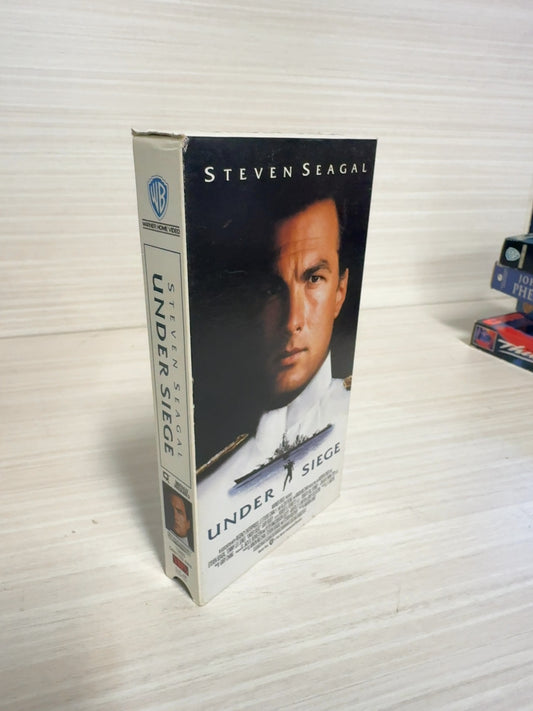 Under Siege (VHS, 1992) Steven Seagal Warner Home Video Very Good