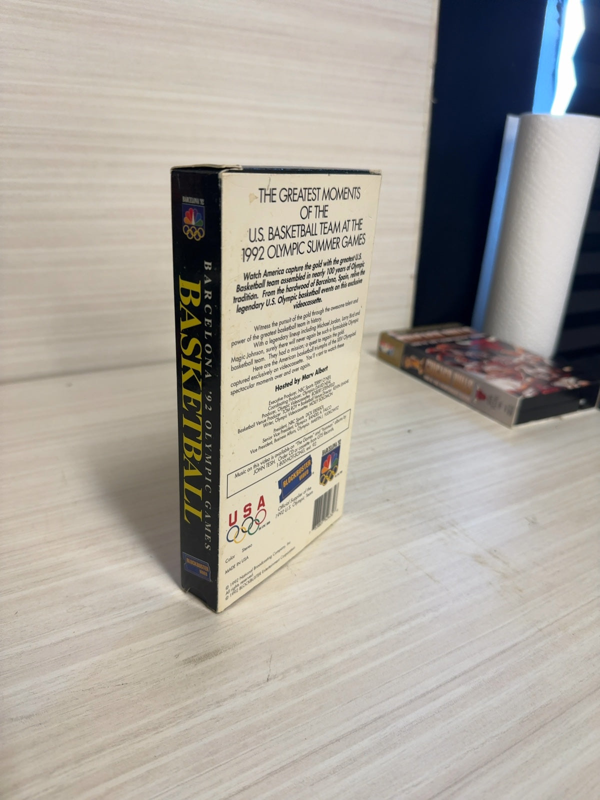 Barcelona '92 Olympic Games Basketball (VHS, 1992) NBC Sports Very Good