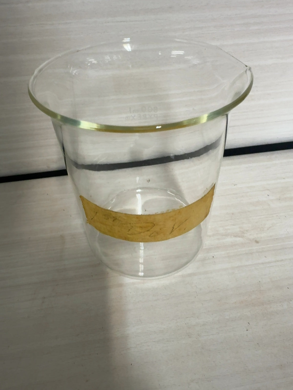 Pyrex 800ml Glass Lab Beaker No. 1000 USA Low Form