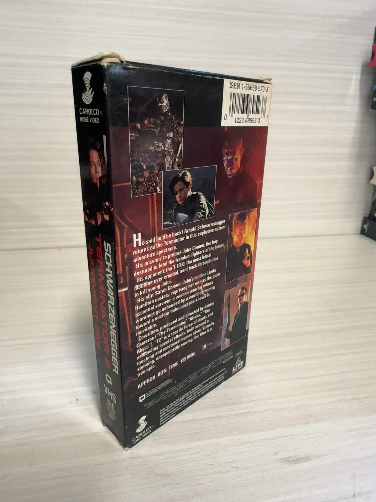 Terminator 2: Judgment Day (VHS, 1991) Arnold Schwarzenegger Acceptable
