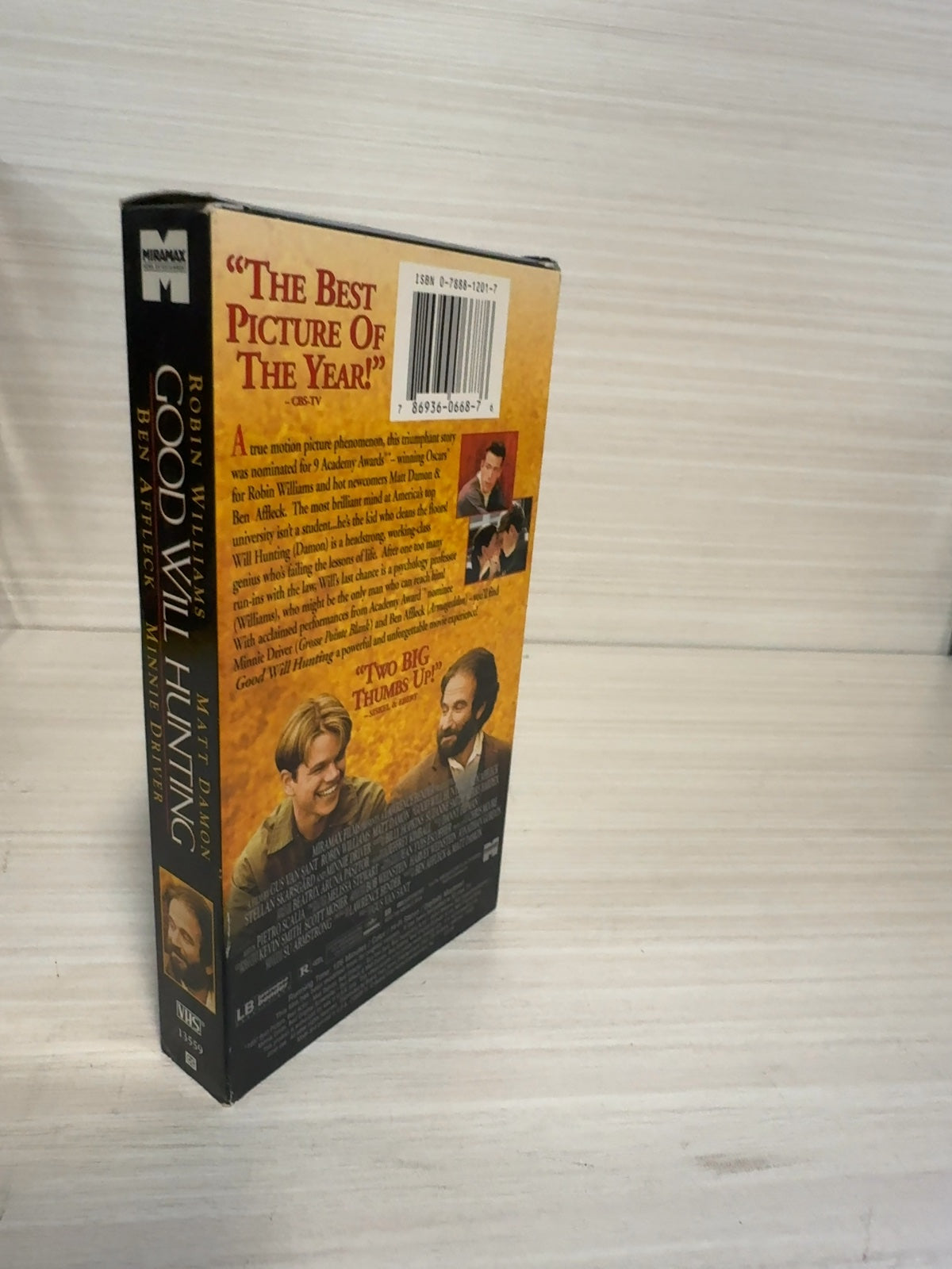 Good Will Hunting (VHS, 1997) Robin Williams Miramax New