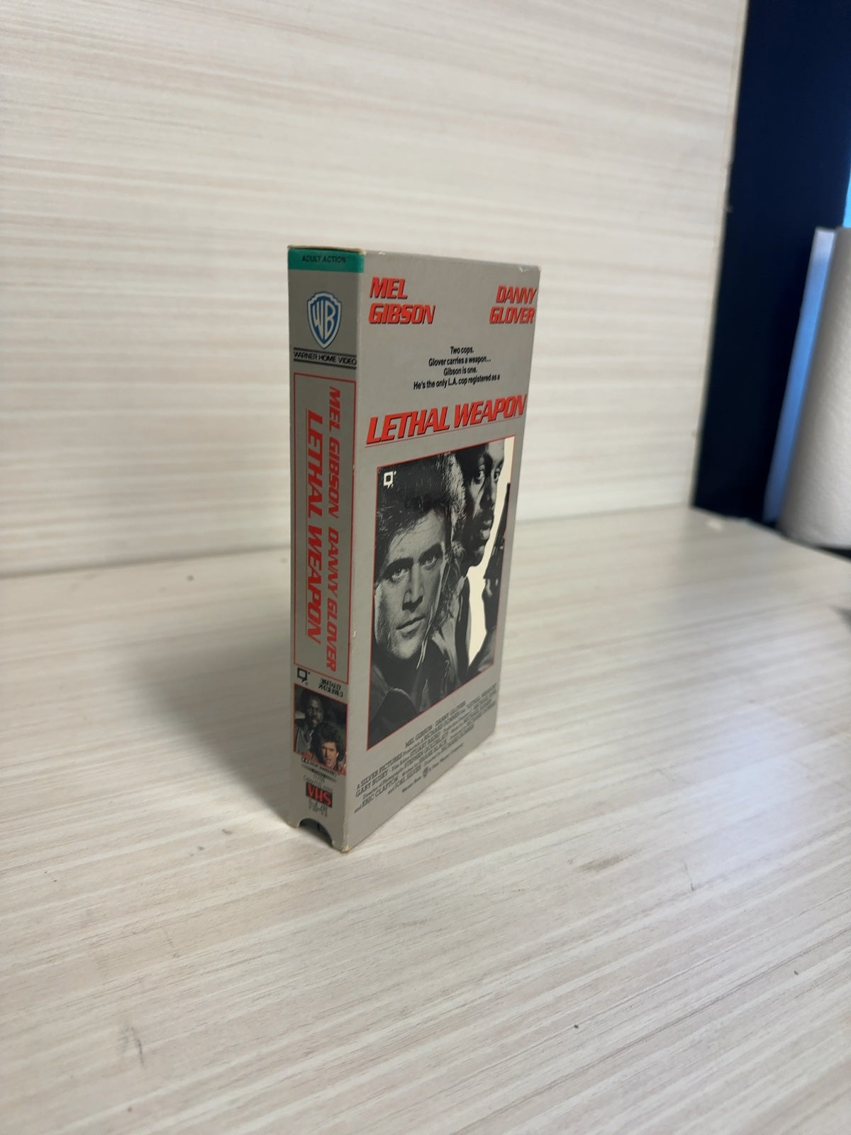 Lethal Weapon (VHS, 1987) Mel Gibson Danny Glover Warner Home Video Very Good